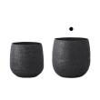 クレイ/Aluminium Pot_28φ27H BLACK/570-012-802