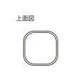 クレイ/GlassSquarewithCork  8□19H NATURAL/777-417-000