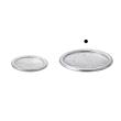 クレイ/Glass saucer13φ1.5H SILVER/777-154-703