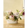 クレイ/WHITE VASE Oval_12L5W5H WHITE/366-601-100