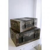 コベントガーデン/ウッデン・トランクボックス 2点セット /BO-01 - 花