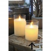 即日☆コベントガーデン/LEDグラスカバーキャンドル S/YA-34 - 花材