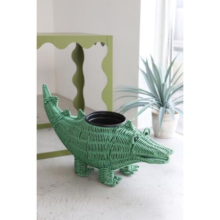 特価◎コベントガーデン/neulo クロコ・バスケットプランター/LK-01