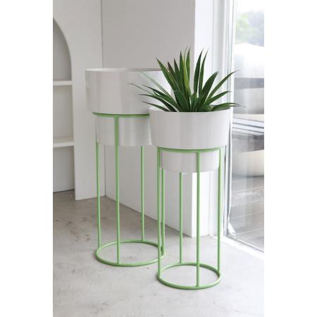 特価◎コベントガーデン/neulo ライム・ポットカバースタンド 2点セット/NP-12