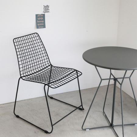 特価◎コベントガーデン/neulo ワイヤーチェア black/NV-11