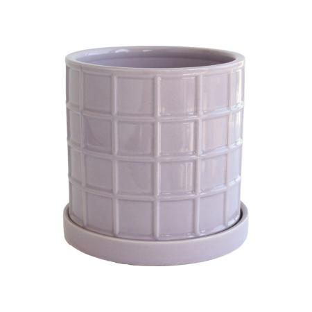 コベントガーデン/neulo タイルポット・モーヴL/CY-14