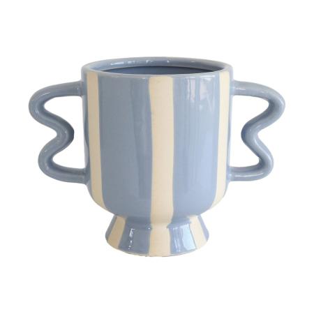 コベントガーデン/neulo ウェーブルポットカバー blue/CY-08