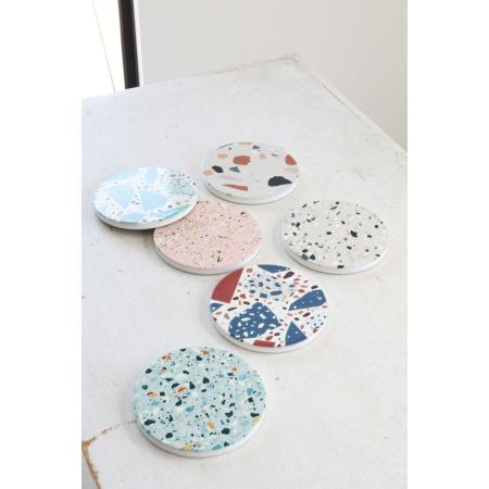 特価◎コベントガーデン/サークル・タイルコースター6点セット J/WYC97