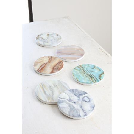 特価◎コベントガーデン/サークル・タイルコースター6点セット K/WYC98