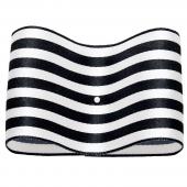 東京リボン/SUサテンストライプ 約55×15m 117 ブラック/51701-117 - 花