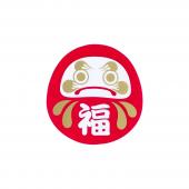 東京リボン/WS/福だるま 36.4×35/36-93094-1