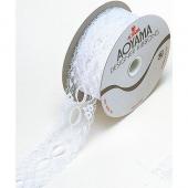 青山リボン/エレナーレース 36X10 #001/105-1 - 花材通販はなどんや