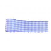 青山リボン/ワイヤー入 ギンガムチェック 25mm×10m/3359-37