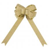 青山リボン/グリッターメタリックループボウ 22mm×50枚 #004/2415-4