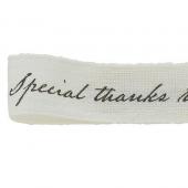 パールリボン（感謝） 青山リボン/スペシャルサンクス 25×10/397-16 - 花材通販はなど