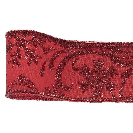 特価◎青山リボン/エンシェントフラワーレッド #016 8x4.5 1巻/9384-16