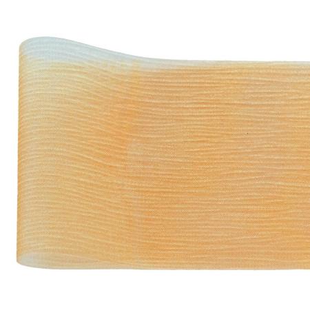 青山リボン/ワイドシャンブレー  サーモン・アプリコット系  72×23 #031/497-31