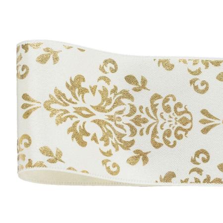 特価◎青山リボン/ロイヤルガーデンG  ゴールド系  48×14 #202/551-202