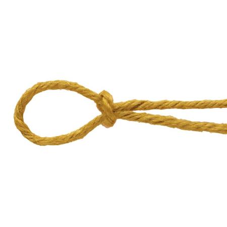 青山リボン/カラージュートコード  黄色系  #004 2.5x48/2131-4