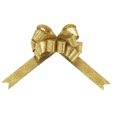 青山リボン/ループボウロイヤルガーデン  ゴールド系  #045 48mm幅x10枚入/2354-45