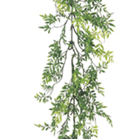 造花 アスカ A 41915 ティーリーフガーランド 051a グリ ン A 41915 051a 通販 はなどんやアソシエ