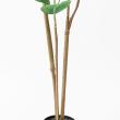 【直送】【人工観葉植物】アスカ/ラバーツリーポット(L)　グリ-ン/A-50802-051A※返品代引不可
