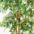 【直送】【人工観葉植物】アスカ/ファイカスツリー　(ポット付)　グリ-ン/A-50774-051A※返品代引不可