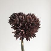 【造花】アスカ/スパイダーマムバンチ(1束3本) エッグプラント/A-33613-035E