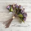 【造花】アスカ/ミックスブーケ #007 パープル/A-33799-7