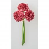 特価◎即日★【造花】アスカ/カーネーションバンチ(1束3本) バーガンディホワイト/A-34125-15W