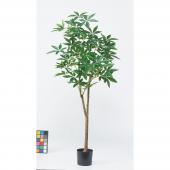 直送 人工観葉植物 アスカ パキラ ポット付 グリーン A-51113-51A 造花葉物、フェイクグリーン 造花 人工観葉植物 卓上ポット