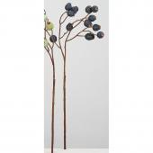 【造花】アスカ/ベリースプレー ブラック/A-47984-100