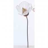 特価◎【造花】アスカ/クリア椿ピック(1袋6本入) #001 ホワイト/A