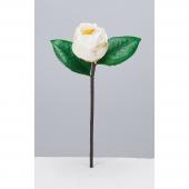 造花】アスカ/玉椿ピック #001 ホワイト/A-73411-1 - 花材通販は