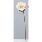 造花】アスカ/和紙風椿ピック(1袋3本入) #001 ホワイト/A-73415-1 - 花