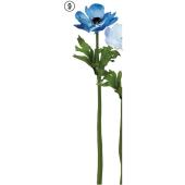 アネモネ　デュフ 造花】アスカ/アネモネ ブルー/A-34762-9 - 花材通販はなどんやアソシエ