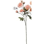造花】アスカ/ローズ×3 つぼみ×4 アンティークピンク/A-34783-3A - 花