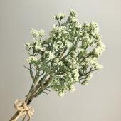 即日★【造花】アスカ/ベビーブレスバンチ(1束3本) ホワイトグリーン/A-34069-52