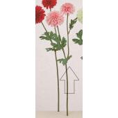 【造花】アスカ/ポンポンマム×2 ピンクローズ/A-73437-3E