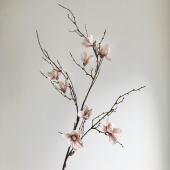 妻の作った　白木蓮　マグノリア　陶芸 即日☆【造花】アスカ/マグノリア×8 クリームモーブ/A-34994-55C - 花