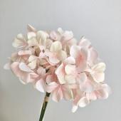 【造花】アスカ/ハイドランジアバンチ（1束3本） ソフトイエローピンク/A-35115-20K