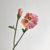 即日★【造花】アスカ/パンジー×1 つぼみ×1 ローズゴールド/A-35040-5G