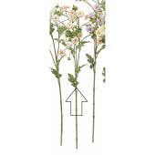 【造花】アスカ/ミニフラワースプレー×15 つぼみ×9 ピーチ/A-35127-4