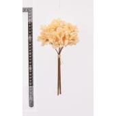 【造花】アスカ/ハイドランジアバンチ(1束5本) ライトオレンジ/A-35248-30B