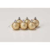アスカ/ボールオーナメント(1箱6コ入) ゴールド/AX60842-40