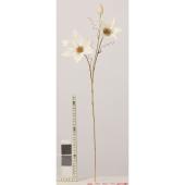 【造花】アスカ/シャイニークレマチススプレー×2 つぼみ×1 ホワイト/A-73463-1