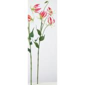 【造花】アスカ/グロリオサ×4 つぼみ×1 ピンク/A-35343-3