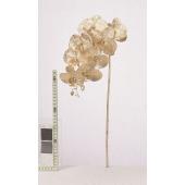 即日★【造花】アスカ/コチョウラン×8 つぼみ×4 ゴールド/A-73472-40