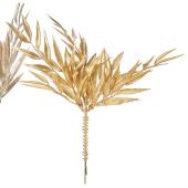 即日★【造花】アスカ/バンブーリーフピック ゴールド/A-74704-40