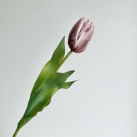 特価◎【造花】アスカ/premium collection チューリップ #028 ブラウン/AP03027-28